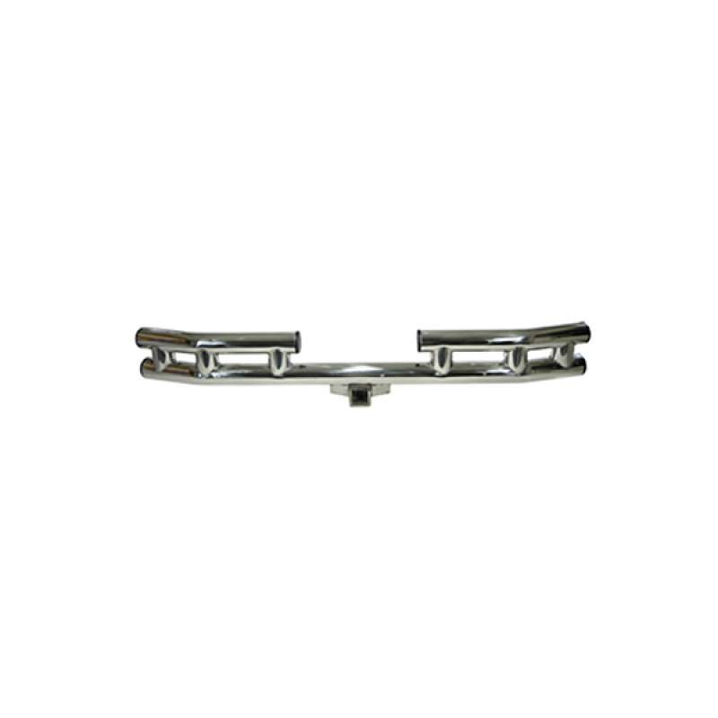 Jeep Wrangler Bumper - Rear - Rugged Ridge - 3-Inch Tube - Stainless Steel - `55-`06